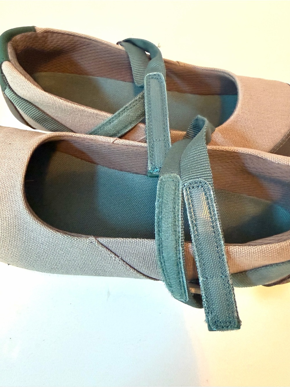 Xero Cassie Teal Mary Jane Flats Loafers Hemp Canvas Barefoot Shoe Womens Size 9 - Picture 14 of 16